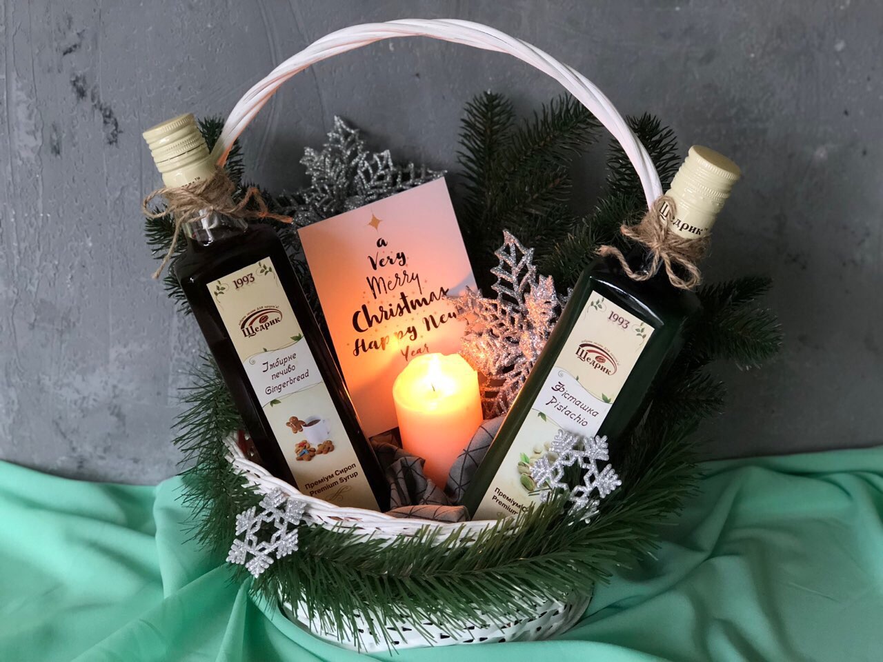 Зимние сиропы к кофе «Фисташка» и «Имбирьный пряник»!