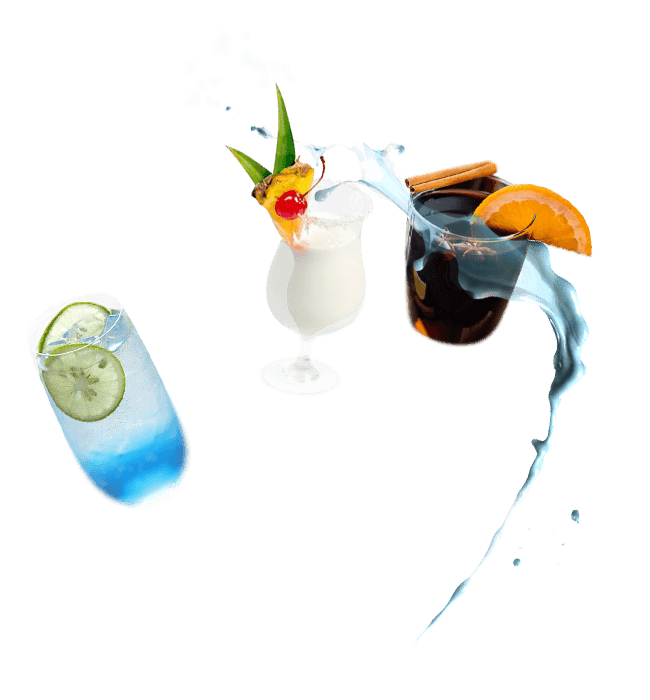 Syrups with alcoholic and liqueur flavors