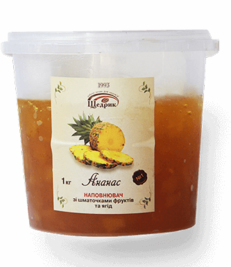 Filling with pieces of fruit «Pineapple»