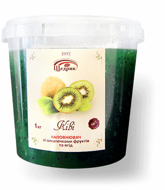 Filling with pieces of fruit «Kiwi»