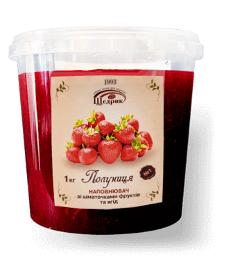 Filling with pieces of fruit «Strawberry»