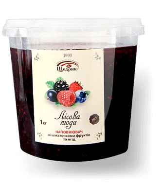 Filling with pieces of fruit «Wild berry»