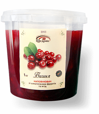 Filling with pieces of fruit «Cherry»