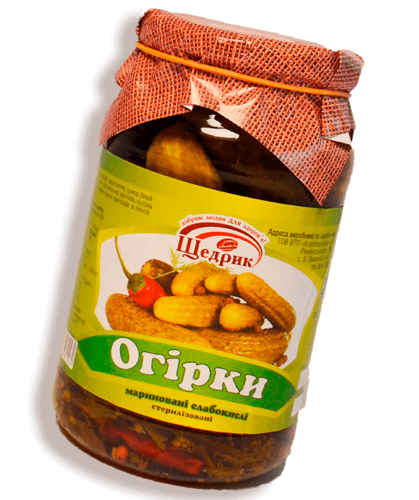 Огірки мариновані