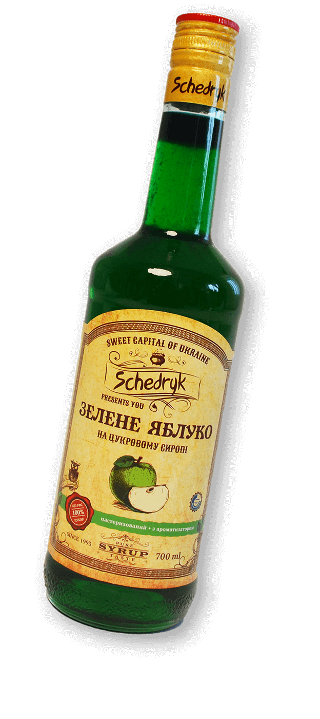 "Green apple" syrup