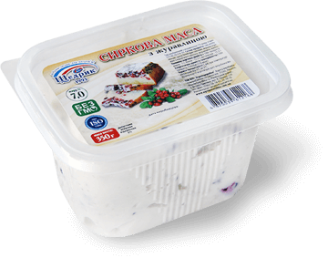 Cottage cheese mass sweet 7% cranberry