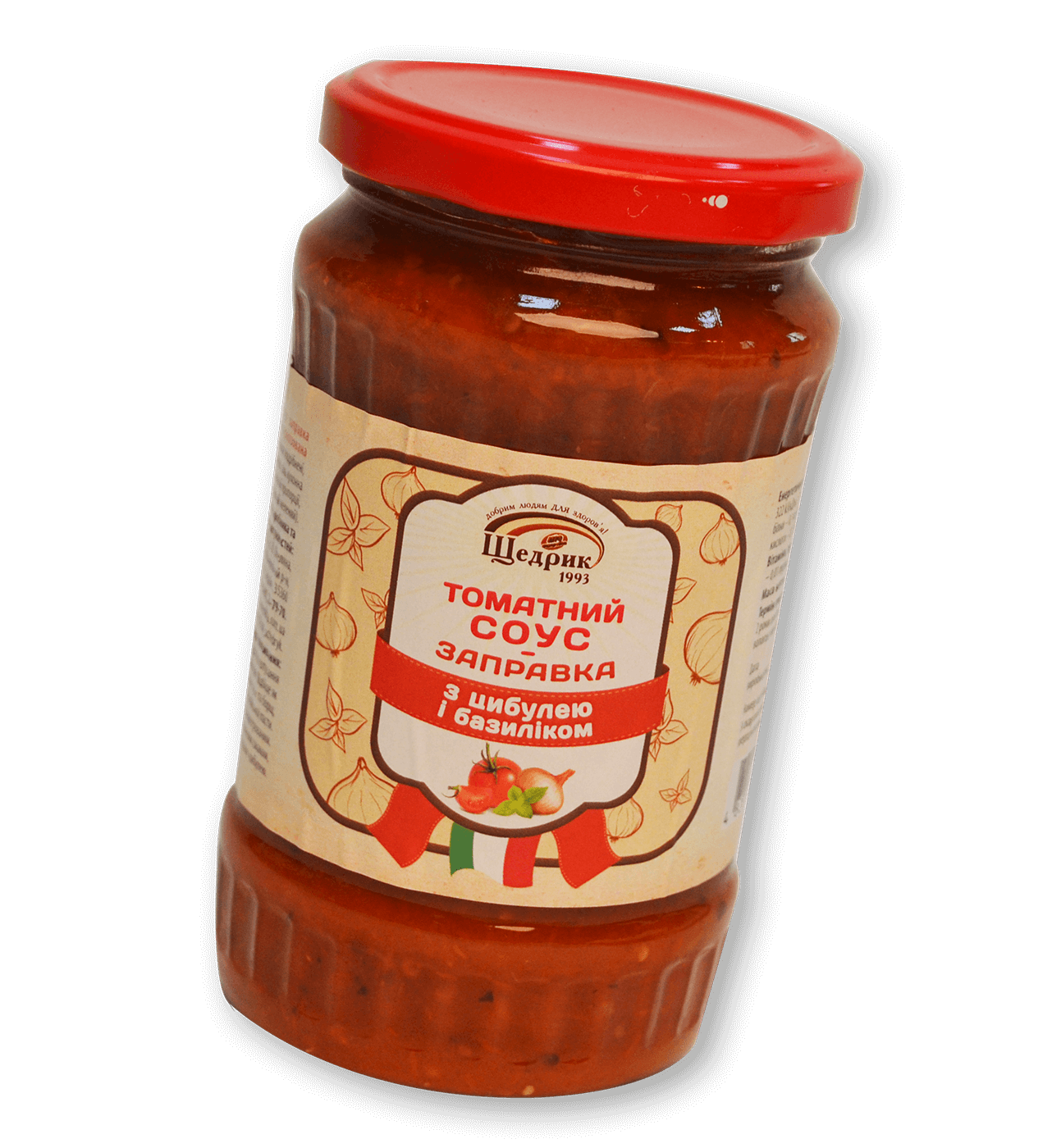  Tomato dressing with onions and basil