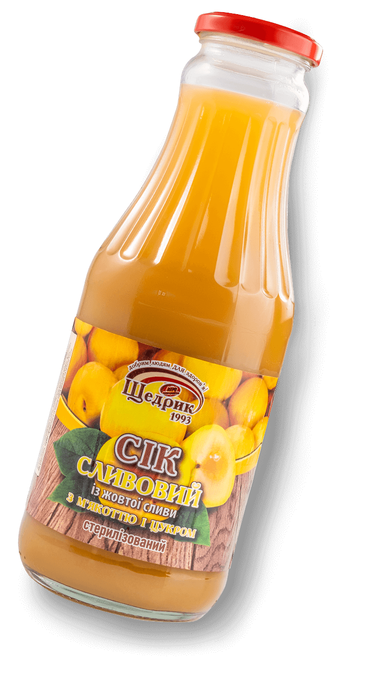  Сік з жовтої сливи 