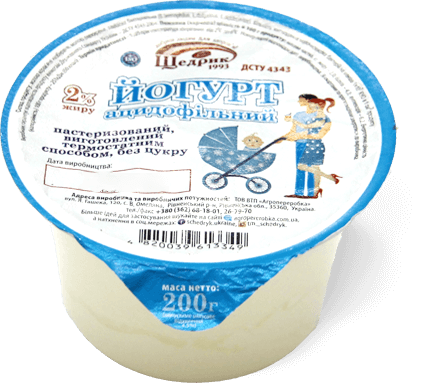 Йогурт ацидофільний 2%