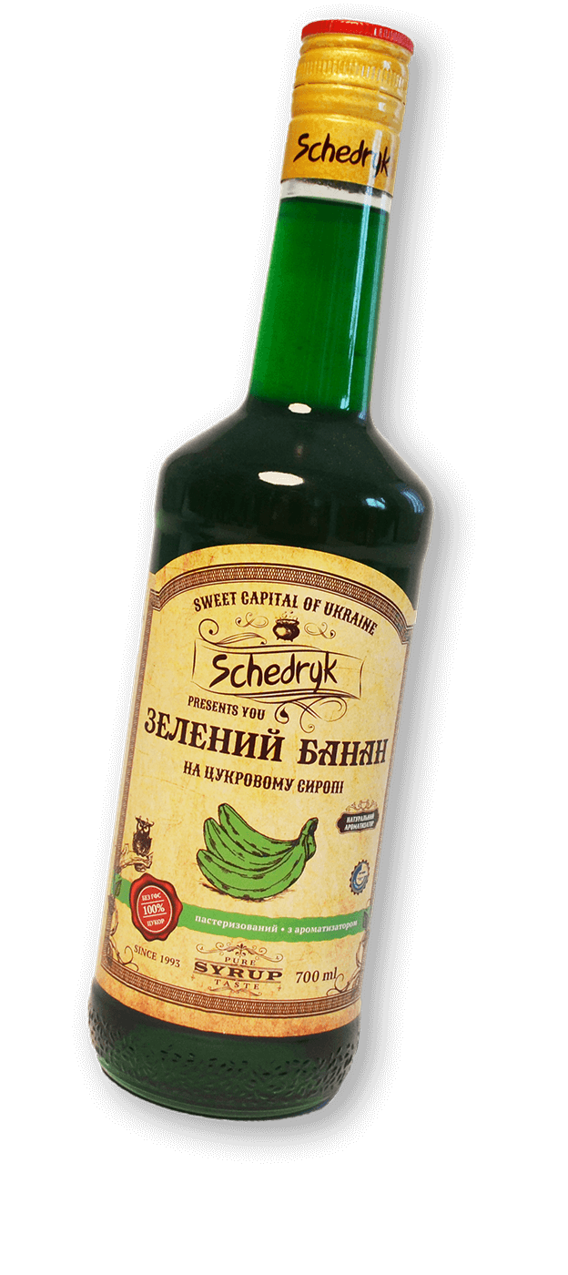 "Green banana" syrup