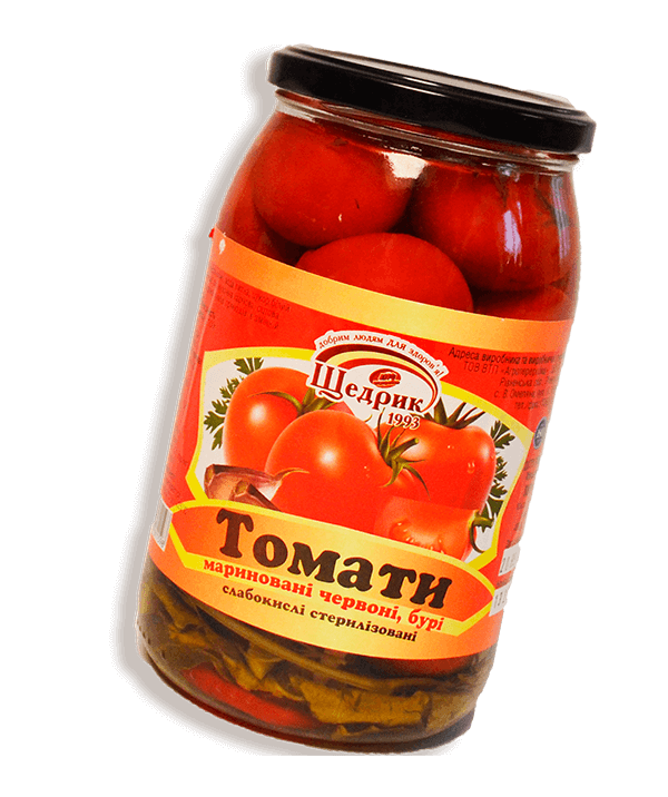 Томати мариновані