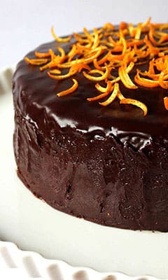 Апельсиново-шоколадный торт с пряным ароматом коньяка