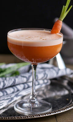 Orange-carrot cocktail