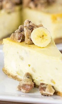 Banana cheesecake