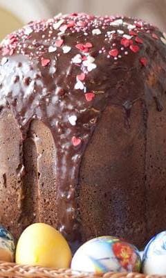 Бездрожжевая шоколадная пасха