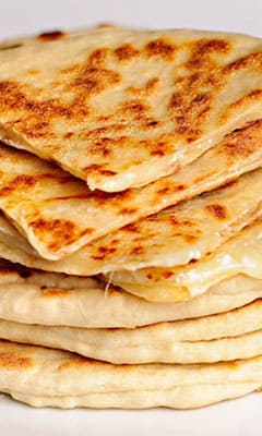 Diet recipe of khachapuri