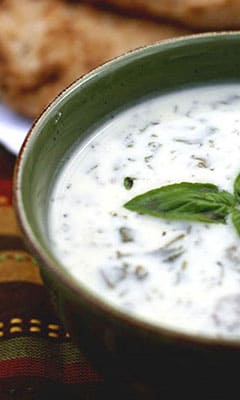 Georgian easy soup «Matsvnis»