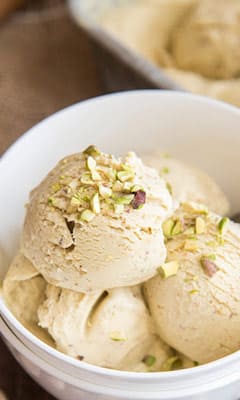 Italian cottage cheese ice cream