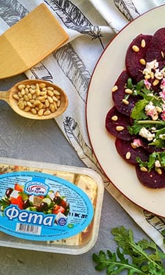 Beet carpaccio