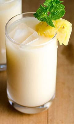 Coconut Lemonade in carafe