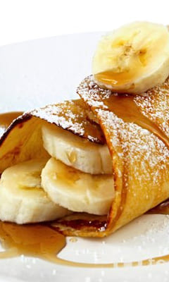 Манні млинці з бананами