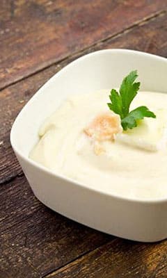 Sauce «Bechamel» with cheese