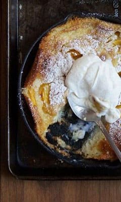 Йогуртовое суфле с оранжевыми фруктами (авторский рецепт Марии Рудомской)