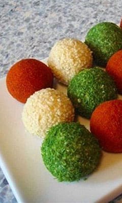 Закуска «Елочные шарики»