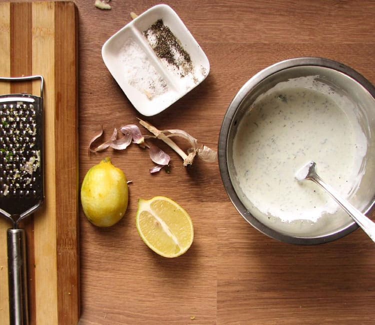 An authentic shawarma sauce, based on sweet yogurt TM Shchedryk