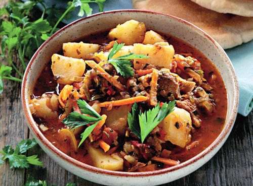 Чакапулі  із соусом «Слива зі спеціями»