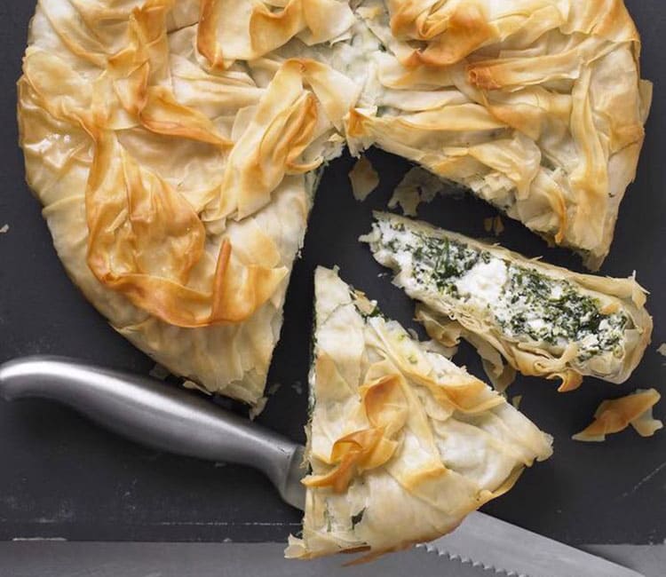 Греческий пирог со шпинатом «Спанакопита»