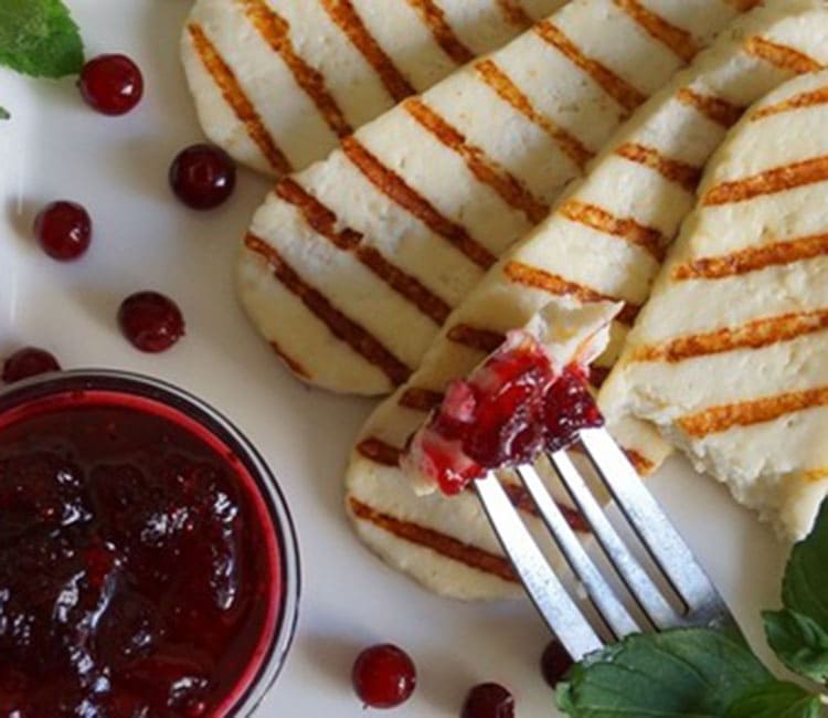 Fried cheese «Adyghe»