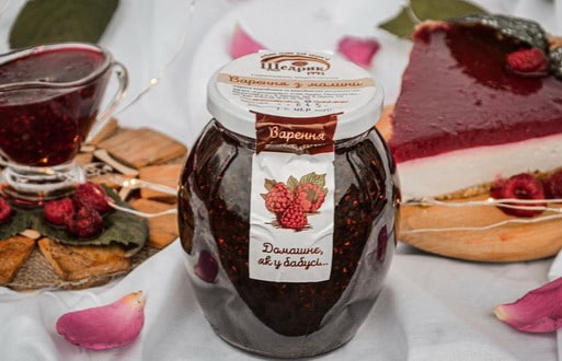 Купить малиновое варенье ТМ Щедрик